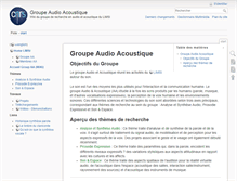 Tablet Screenshot of groupeaa.limsi.fr