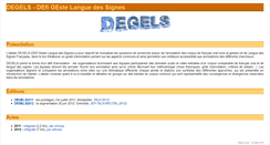 Desktop Screenshot of degels.limsi.fr