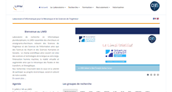 Desktop Screenshot of limsi.fr